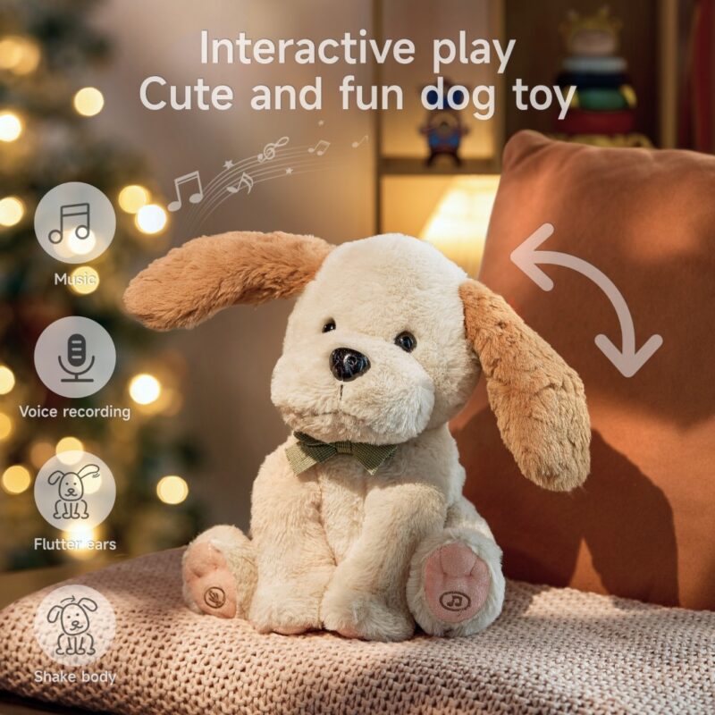 Animated Plush Dog, Interactive Singing Talking Puppy Dog - Image 2