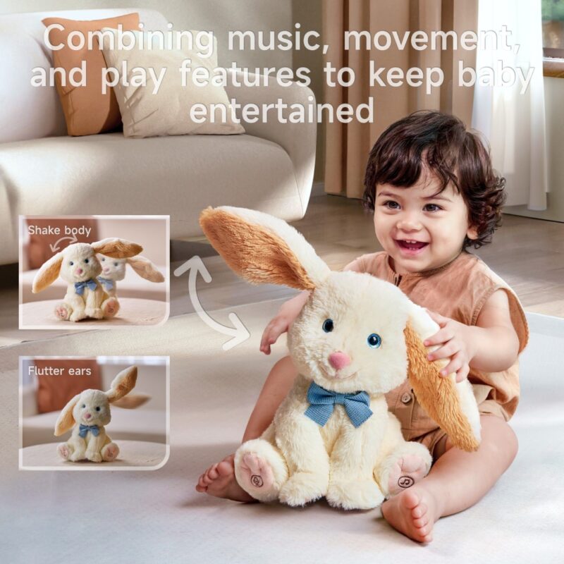 Animated Plush Bunny, Interactive Singing Talking Rabbit Bunny (Coming Soon) - Image 3