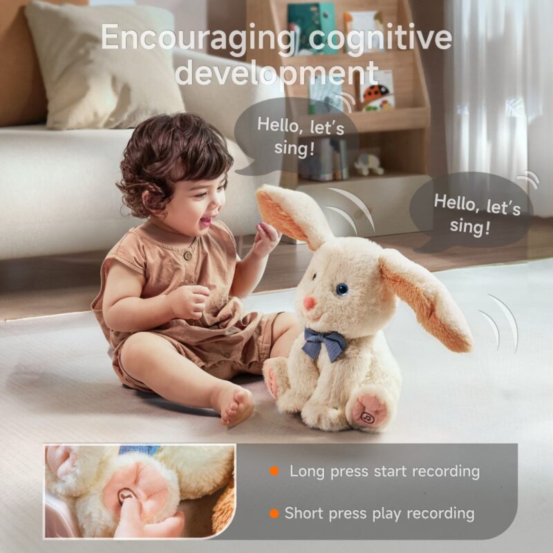 Animated Plush Bunny, Interactive Singing Talking Rabbit Bunny (Coming Soon) - Image 5