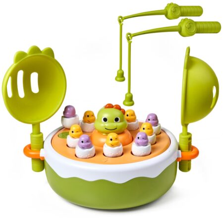 4 IN 1 Educational Magnetic Fishing Game/ Pop Up Board Dinosaur Toy