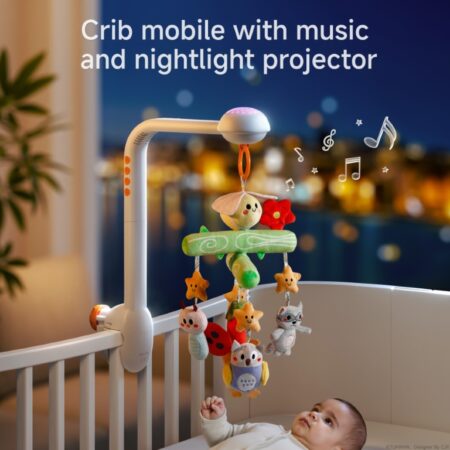 Crib Mobile With White Noise and Bluetooth Connection