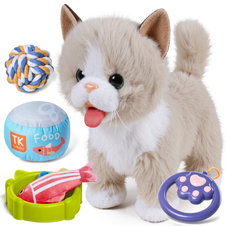 Lilly Cat - Realistic Interactive Toy that Walks and Meows