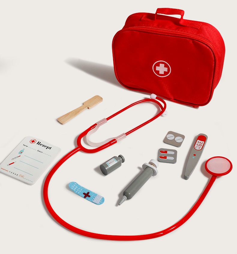 Wooden Doctor's Kit