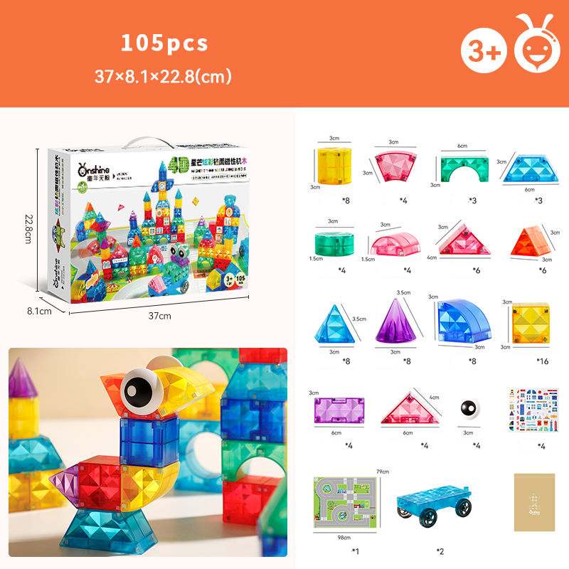 3D Magnetic Thinking Building Block