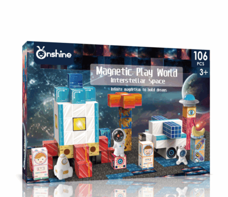 Magnetic Building Blocks Minecraft(106 pcs) - Intersttelar Space