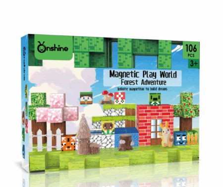 Magnetic Building Blocks Minecraft (106 pcs) - Forest Adventure