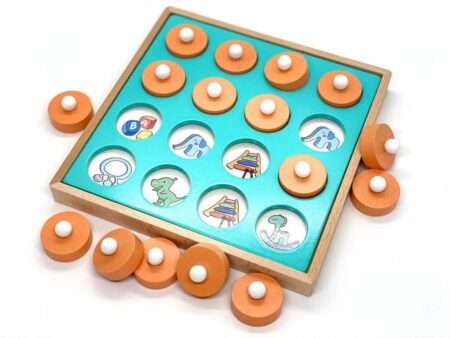 Wooden Memory Chess Game