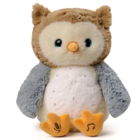 Interactive Plush Owl Toy – Hug me – Kiss me + Battery