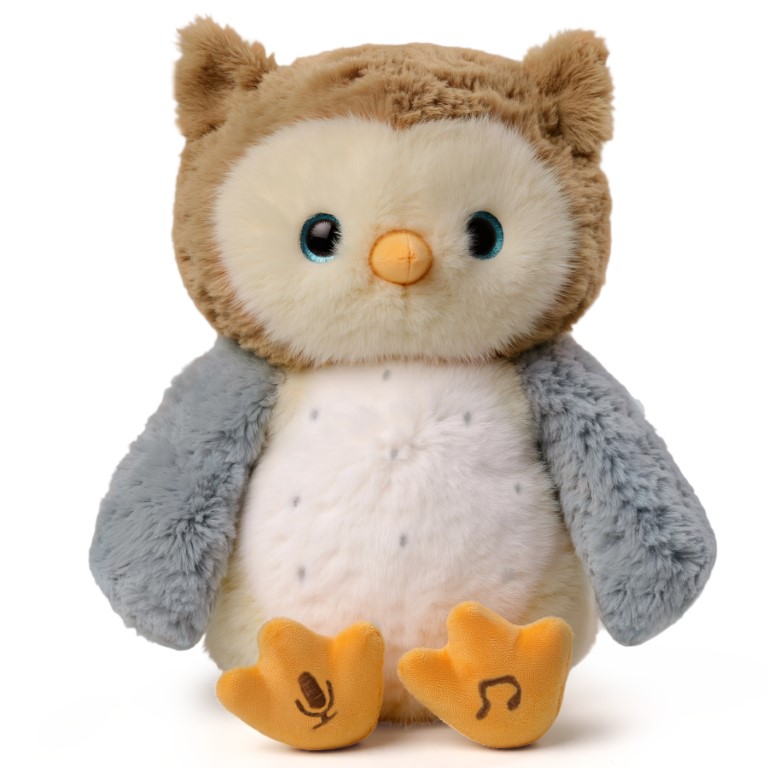Interactive Plush Owl Toy - Hug me - Kiss me