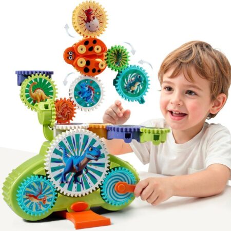Dinosaur Shaped Gear Toy