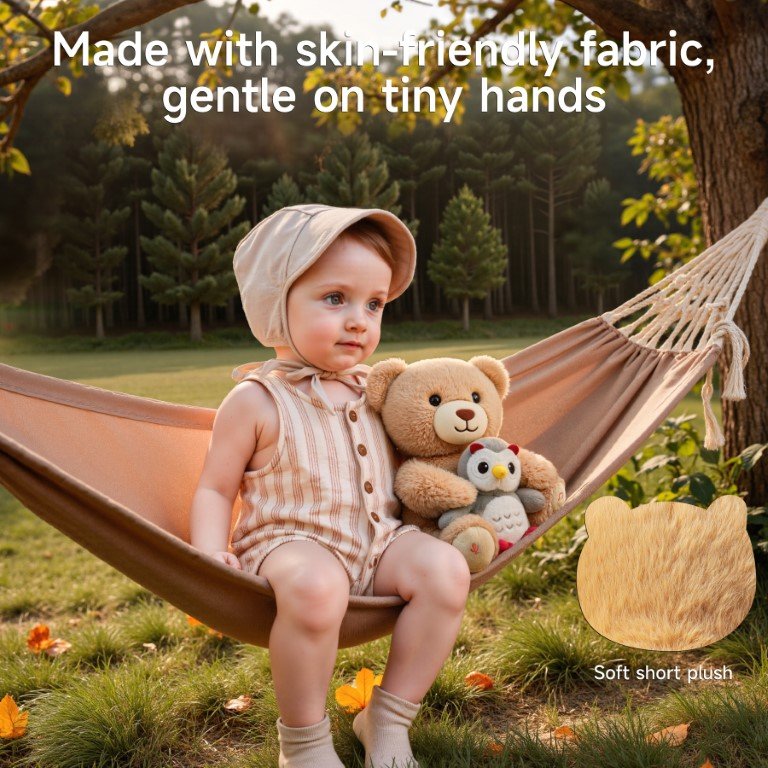 Teddy Bear with Owl - Interactive Singing Plush Toy - Image 5