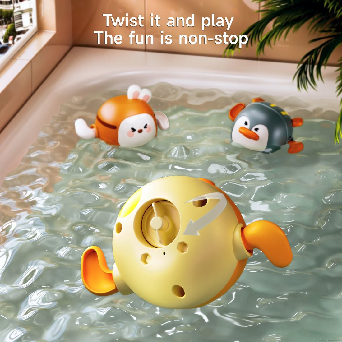 Bathtub Wind Up Swimming Toys - Image 6